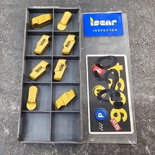 Qty 8 Iscar GIPI 6.35-3.18 6403263 IC9054 Grade Carbide Grooving Inserts