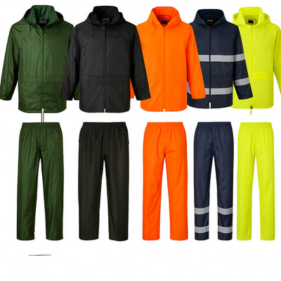 Portwest Regenjacke Regenhose Windjacke wasserdicht Winddicht Herren Damen Jacke
