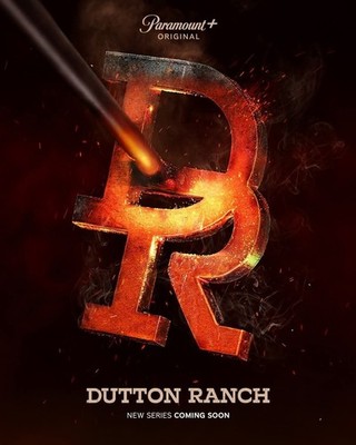 Dutton Ranch Western Series Burning Brand Logo Poster