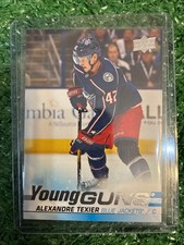Alexandre Texier - 2019-20 Upper Deck Series 1 - #255 - Young Guns- Blue Jackets