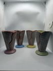 Set Of 4 Hallmark ceramic waffle cone sundae bowls — photo 1