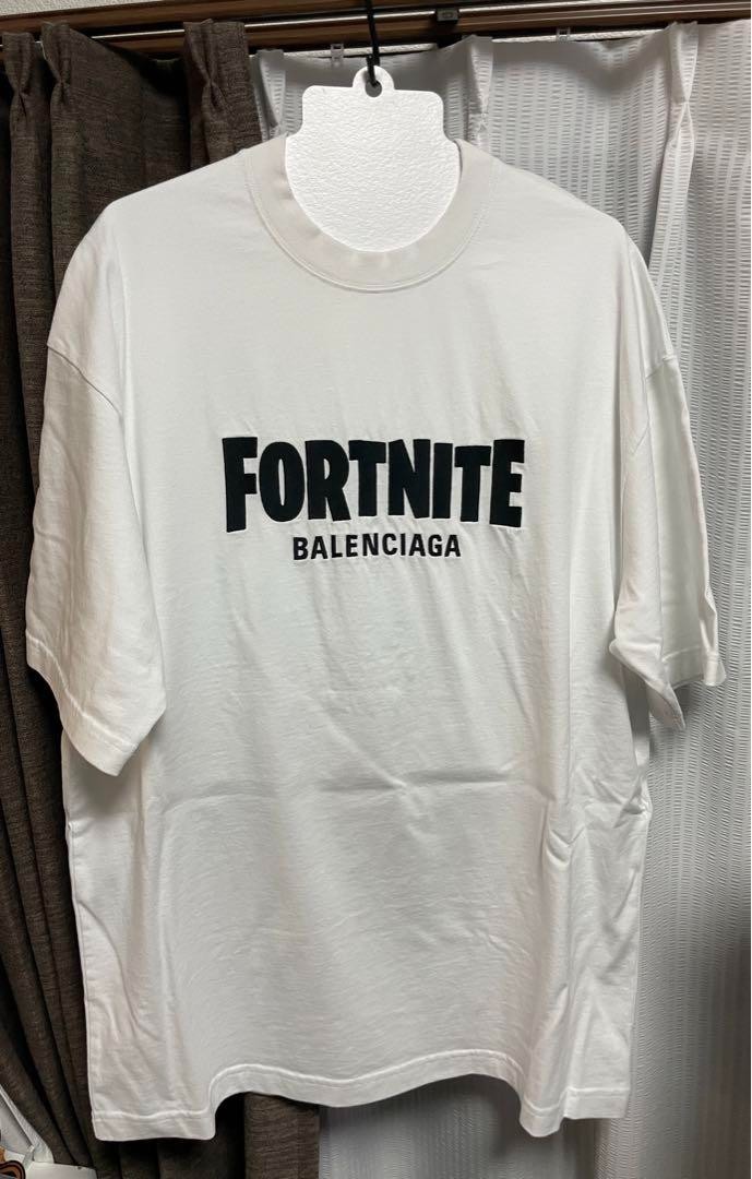 Balenciaga x Fortnite Collaboration Logo T-Shirt White S Limited