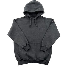 Vintage Y2K Southpole Mens Medium Hoodie Charcoal Gray Embroidered Logo Hip Hop
