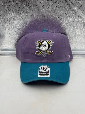 Anaheim Ducks NHL '47 Brand Purple Two Tone Clean Up Adjustable Hat