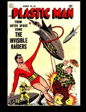 PLASTIC MAN 45: GOLDEN AGE SUPERHERO 1954 By Kari A Therrian  Magazines Comic