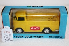 Coca-Cola Spielzeug Auto mit Batterie Motor VW T 1 Lucky Hong Kong 1970er TT31
