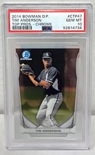 2014 Bowman Chrome Top Pros TIM ANDERSON RC ROOKIE CARD PSA 10 GEM MINT