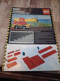 LEGO Instruction Manual Technic Mobile Crane 955 No Bricks Punch Hole