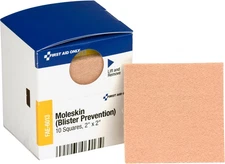 Pac-Kit by First Aid Only Moleskin Blister Prevention, 10 Count