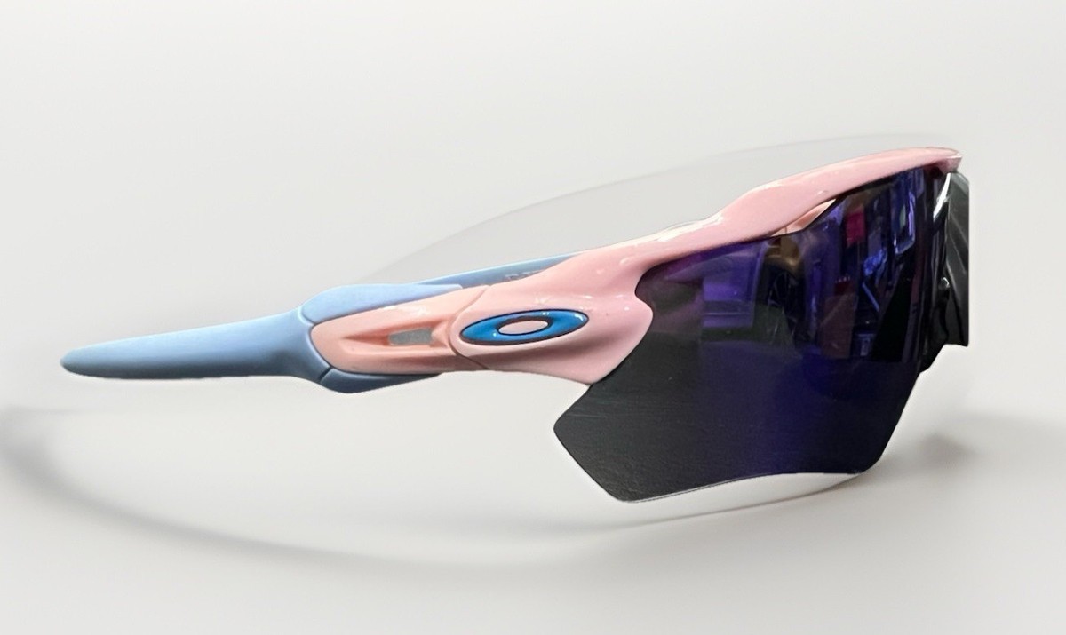 Oakley Radar Ev Path CUSTOM Pink Milkshake Blue Prizm Sunglasses