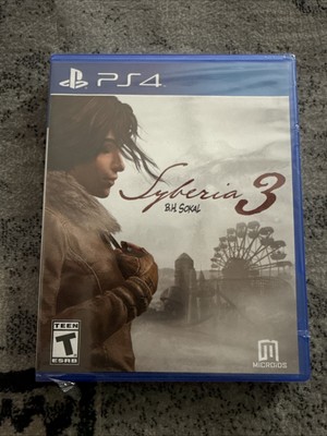 SYBERIA 3 (PlayStation 4 PS4 B.H. Sokal) **BRAND NEW / SEALED**