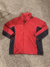 Eddie Bauer Jacket Men L Tall Red Ebtek Water...