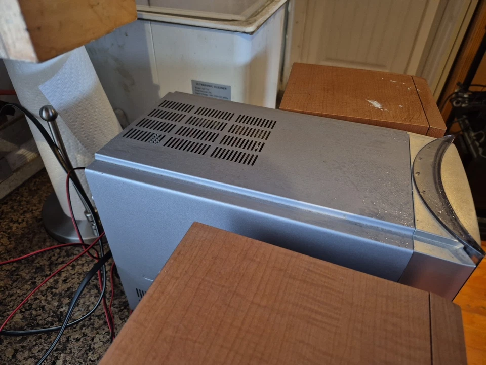 JVC SHELF SYSTEM FS-S57 Stereo AM/FM/AV CD/DVD Changer Player No/Remote - Image 4 of 4