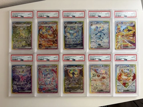 Terastal Festival Eevee Evolutions SAR Complete PSA 10 Set Pokemon Japanese