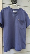 FIGS Leon One-Pocket Scrub Top Men s Medium Technical Collection - Space Navy
