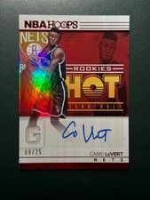 2016-17 Panini NBA Hoops - Hot Signatures Rookies Caris LeVert #35 (AU, RC)