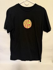 RVCA Men  s Short Sleeve Regular Fit T-shirt Size L Black With Logo