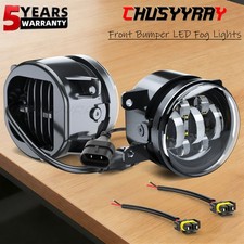 For 2012 - 2014 Ford Focus Front Bumper Led Fog Lights Lamps Pair White