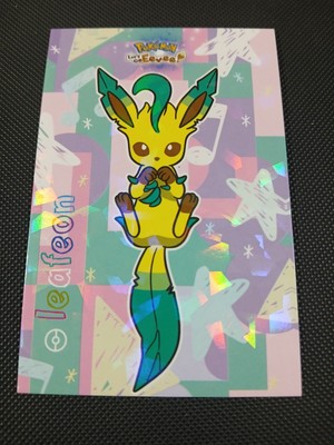 Pokemon Let's Go Eevee Database Set Peru Leafeon Tail Cracked Ice US Seller