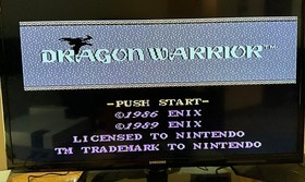 Nintendo / NES Dragon Warrior CIB - Tested / Working