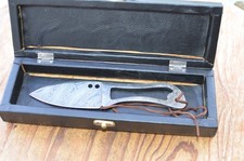Bellissimo coltello da caccia damascato fatto a mano della collezione The Eagle 2771