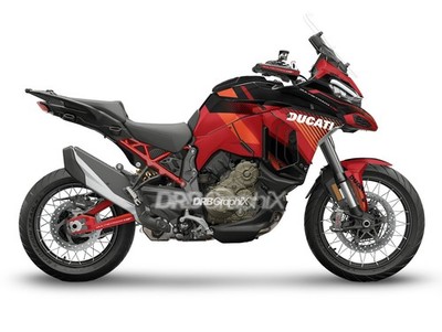 NEW Graphic kit for DUCATI Multistrada V4 S Full Graphic kit (HFT-BR)