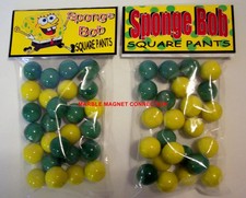 2 BAGS OF SpongeBob SquarePants CARTOON ADVERTISING PROMO MARBLES