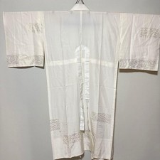Japanese Silk Nagajuban Undergarment Kimono Robe Traditional Textile Decor