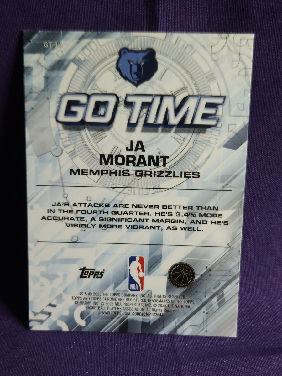 Ja Morant 2025-26 Topps Chrome Basketball GO TIME #GT -14