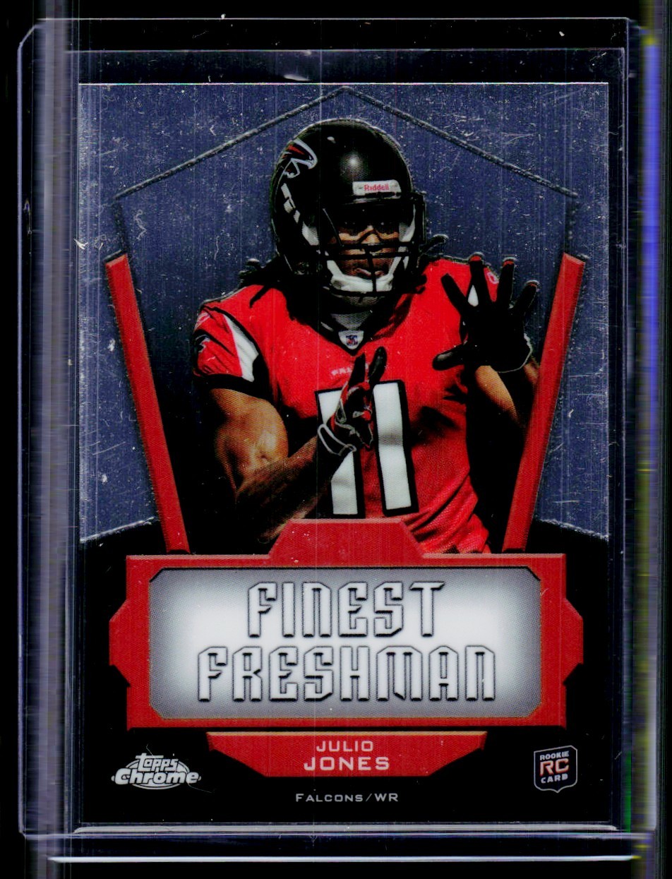 2011 Topps Chrome Finest Freshman Julio Jones Rookie Atlanta Falcons #FF-JJ