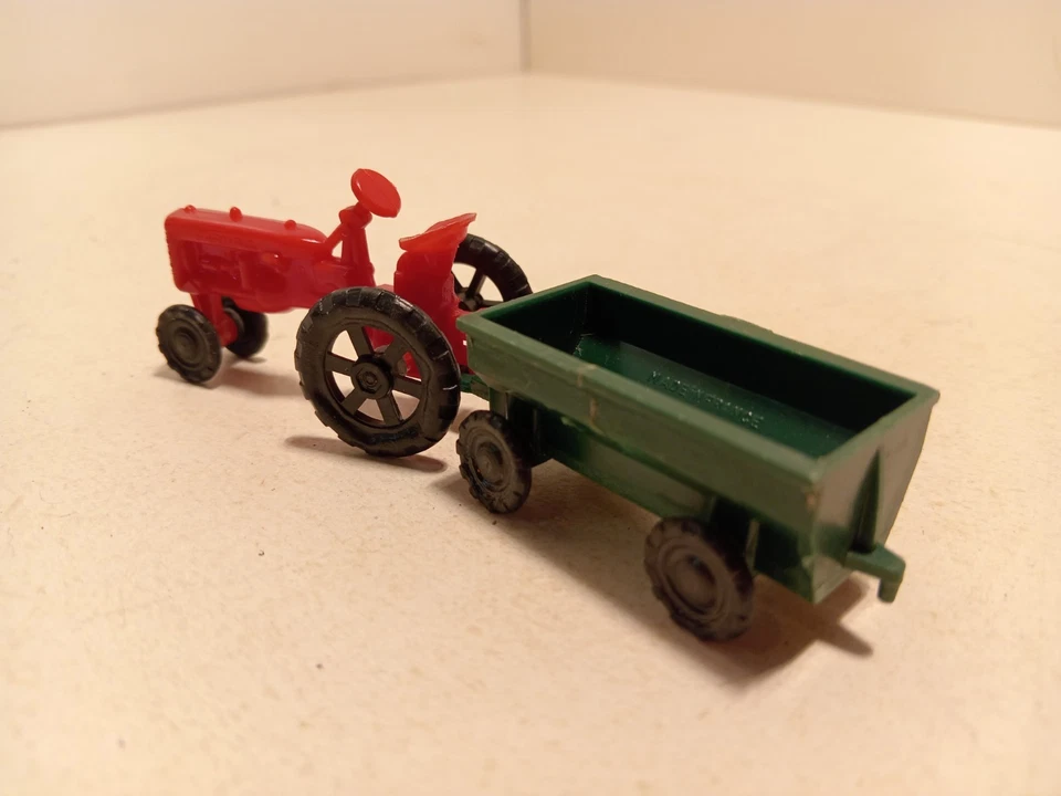 Jouef F Tracteur International Harvester Farmall avec tombereau 1/87 TBE - Photo 4/4