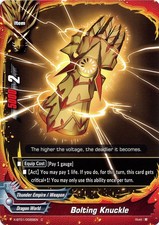 Buddyfight TCG card X-BT01/0089EN C Bolting Knuckle The Dark Lord's Rebirth