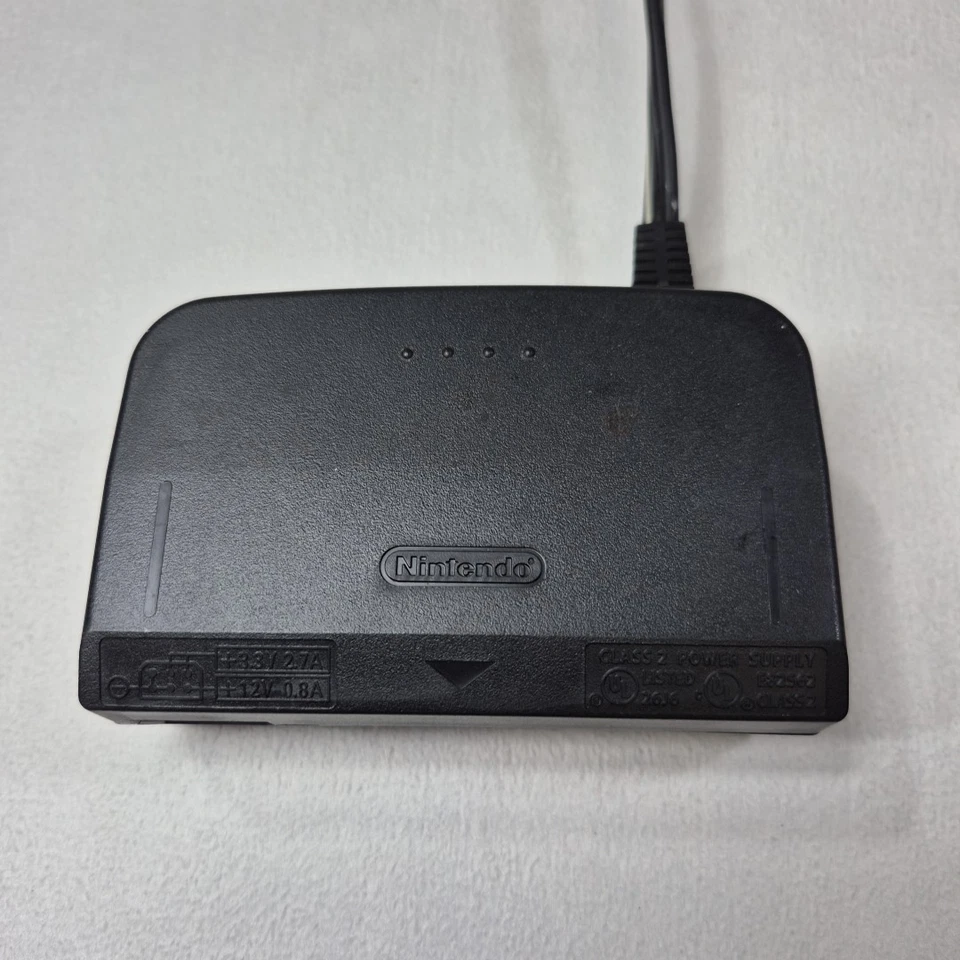 OEM NINTENDO 64 Power Cord N64 NUS-002 AC POWER Supply Tested Replacement Part - Image 3 of 4