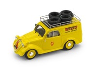 Brumm Fiat 500 C Furgoncino Assistenza Pirelli 1950 Repro 1:43