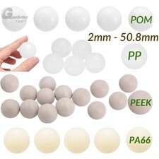 Sfere di plastica solide di precisione sfera di plastica polipropilene PP/PA/PEEK/POM Ball