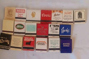 Vintage Matchbooks Las Vegas Perkins Beverly's Bonanza Best Western Coors