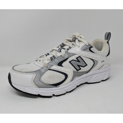 New Balance 408 Women's 7.5 White Silver Navy Running Shoes ML408A Mens 6