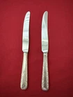 New ListingTowle Sterling Silver Dinner Knife 1934 Candlelight   Monogrammed (set of 2)