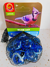 Mega Marble BLUE JAY MARBLE NET 24 Player Marbles 1 Shooter Marble