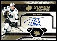 2018-19 SPx Superscripts Timo Meier Auto #SS-TM