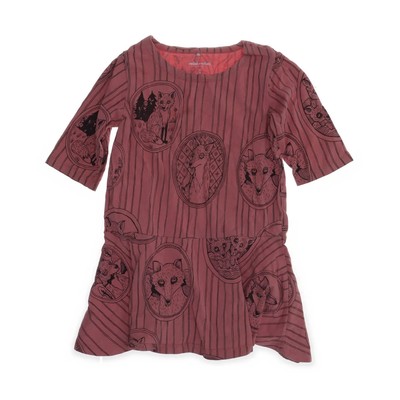 Mini Rodini, Kleid, Größe: 92/98, Pink/Mehrfarbig, Bio-Baumwolle/Elasthan #bWn