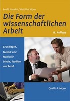 Die Form Der Wissenschaftlichen Arbeit, Ewald Standop