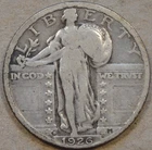 1926-D Standing Liberty Quarter 25c VG+ as Pictured L3-3