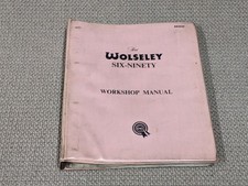 Wolseley 6/90 Six-Ninety Original Workshop Manual Issue 2