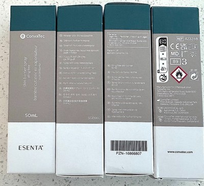 ConvaTec Esenta Sting Free Skin Barrier Spray, 50ml