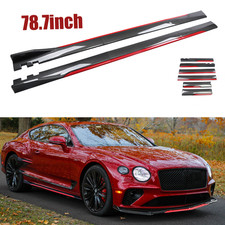 For Bentley Continental Carbon Fiber 2m78.7in Side Skirt Spoiler Splitter For Bentley Continental Carbon Fiber 2m78.7in Side Skirt Spoiler Splitter
