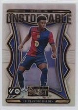 2024-25 Panini Select La Liga Unstoppable Alejandro Balde #7 0nr3