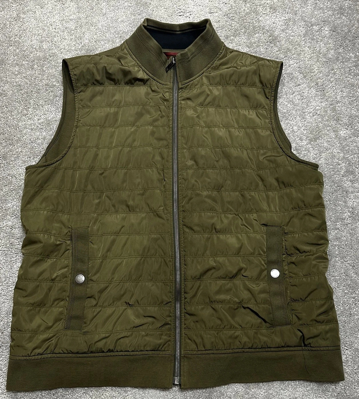 Untuckit Jacket Mens 2XL Full Zip Vest Rebulo Golf Preppy Military Quilted Gorp