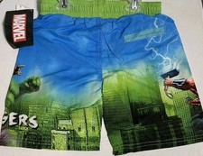 Marvel Avengers Character Boys Swim Trunks Size 7