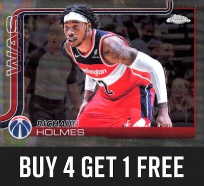 Richaun Holmes 2025-26 Topps Chrome #236 Washington Wizards